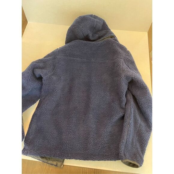 Kings Trek Men's Heated Sherpa Windproof Fleece Jacket Size: S- Blue NO BATTERY - Picture 8 of 8